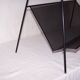Perforated plate coffee table from the 1950s