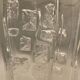 Thick crystal vase by Daum. Sculpted decor in a modernist style. 1960 - 70.