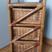 Rattan and wicker chest of drawers