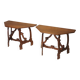 Pair of Italian consoles from the 18th century.