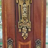 Louis XVI 2-part sideboard in mahogany veneer and precious wood marquetry