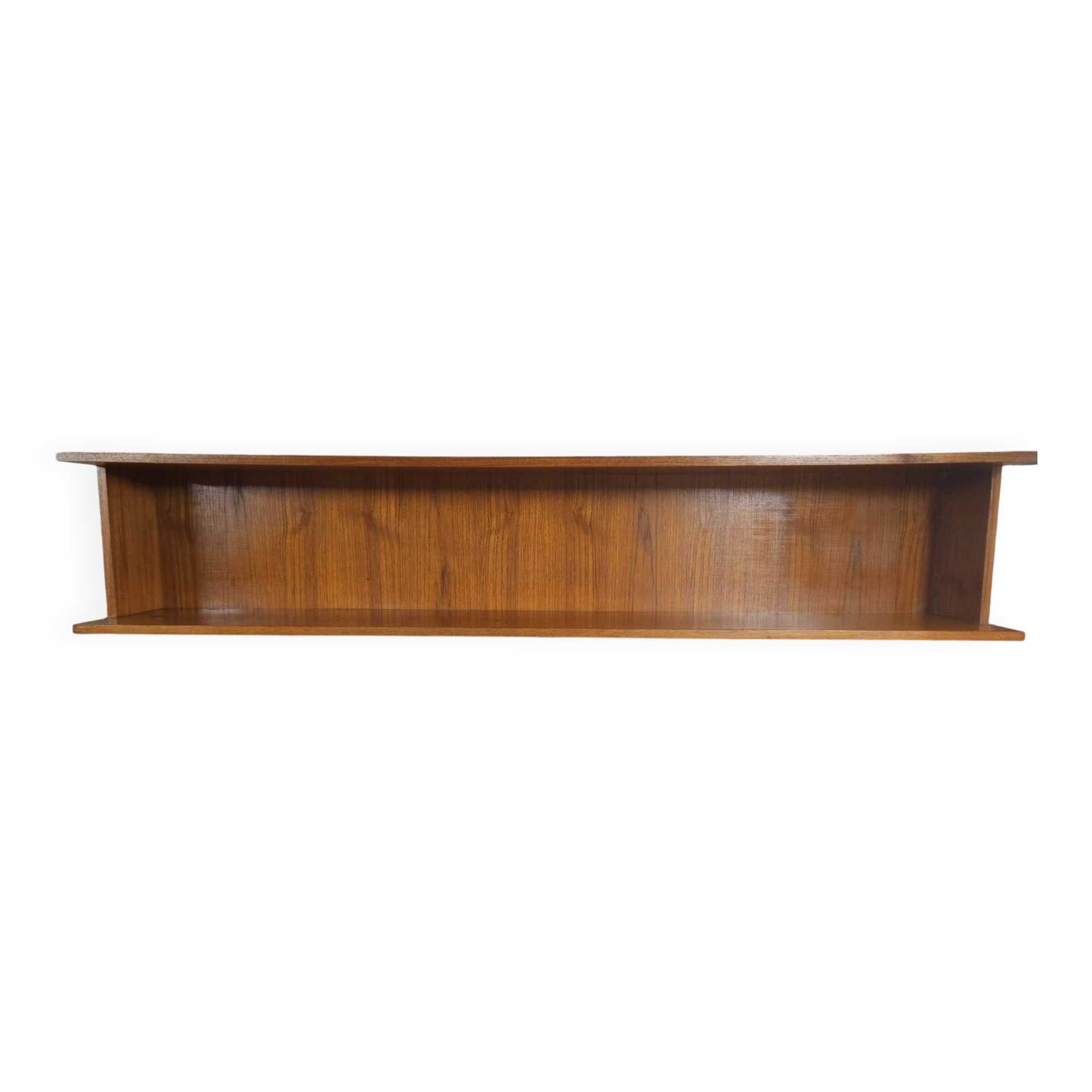 Scandinavian teak wall shelf 1960
