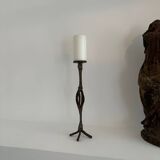 Midcentury brutalist candle holder