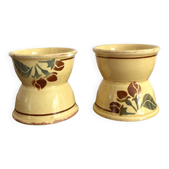 Antique diabolo egg cups