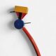 Early Treetops floor lamp / Memphis Milano / Ettore Sottsass / 1980s