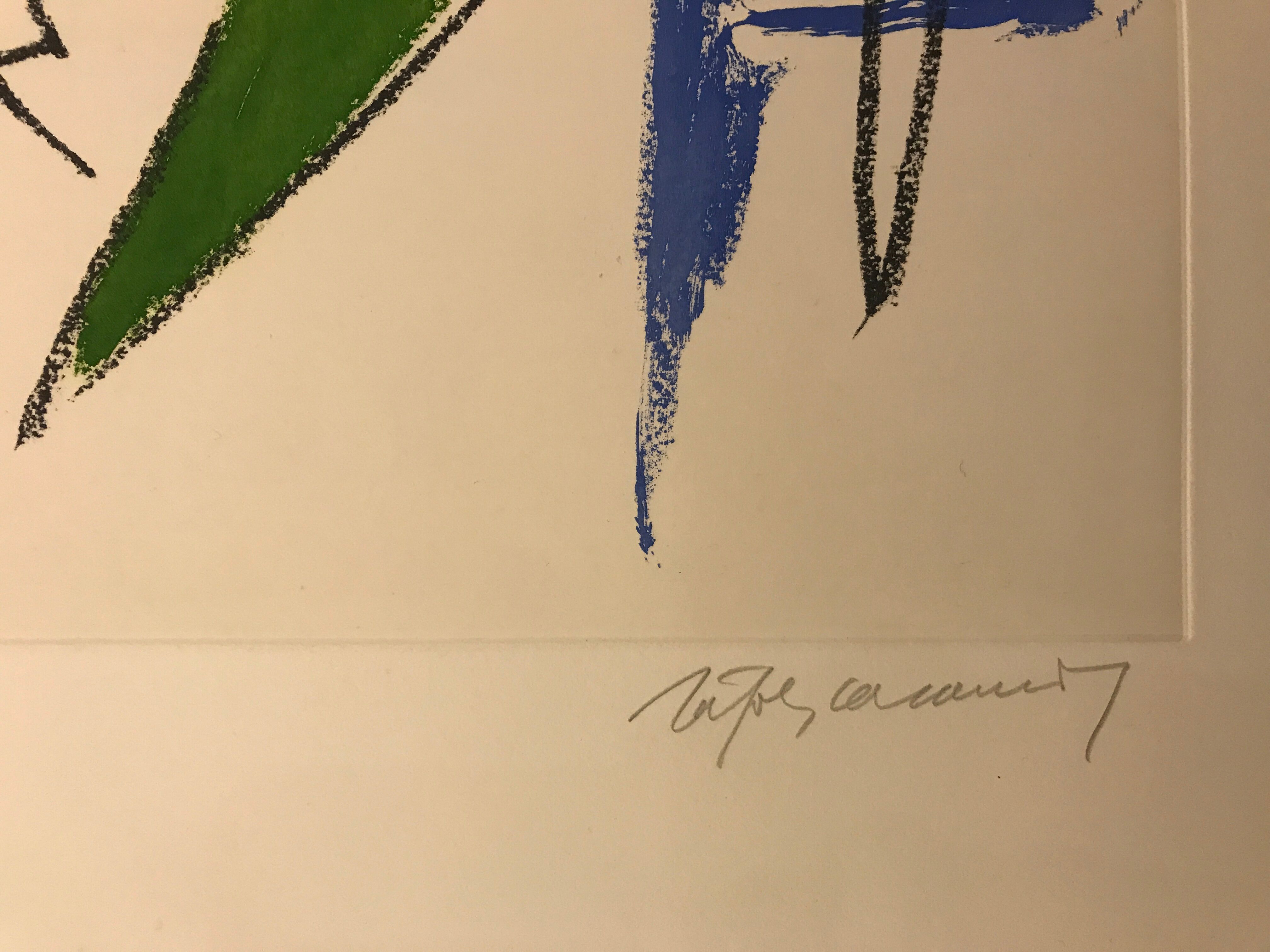 Rafols casamada alberto, el taller 2, 1996. original engraving on signed and numbered paper