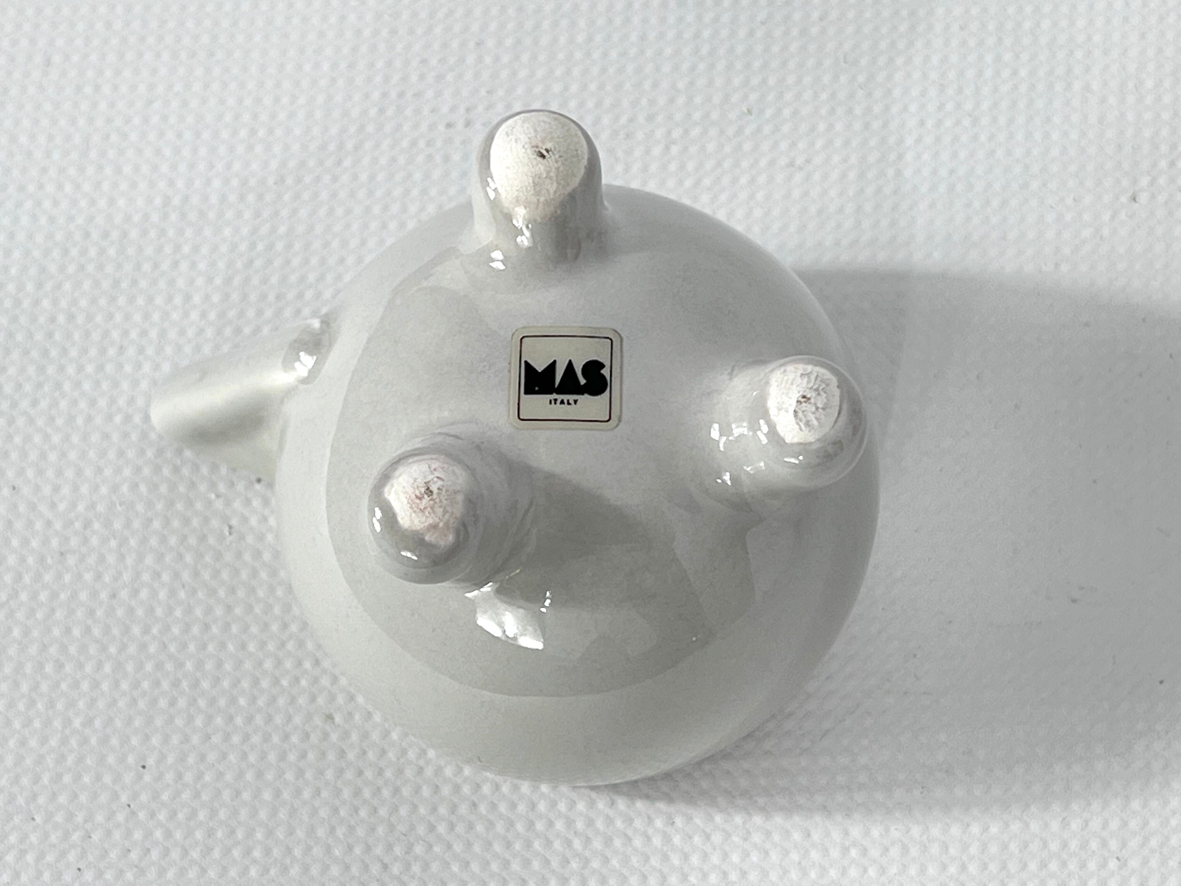 Café en céramique serti par Mas pour Memphis Milano, années 1980, Set de 11