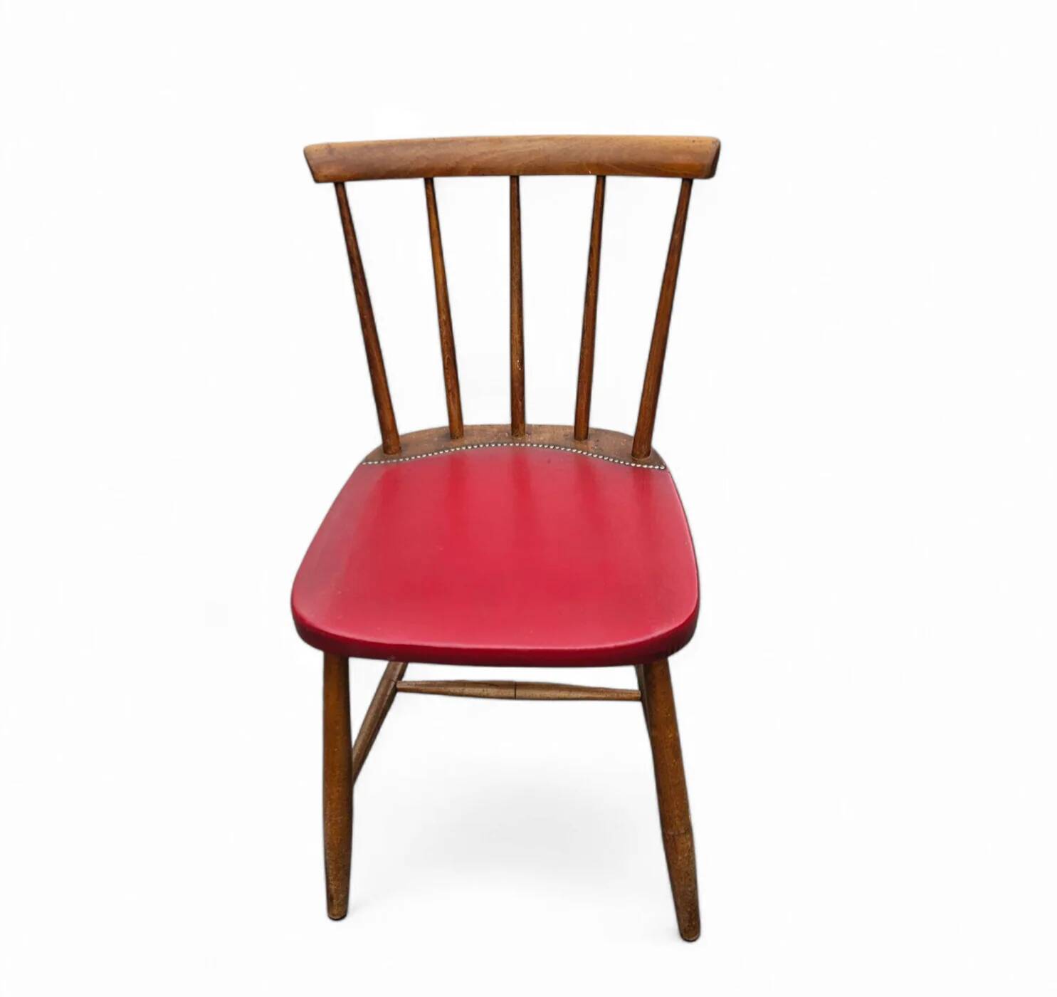 4 chaises à fuseaux des années 1960