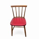 4 chaises à fuseaux des années 1960