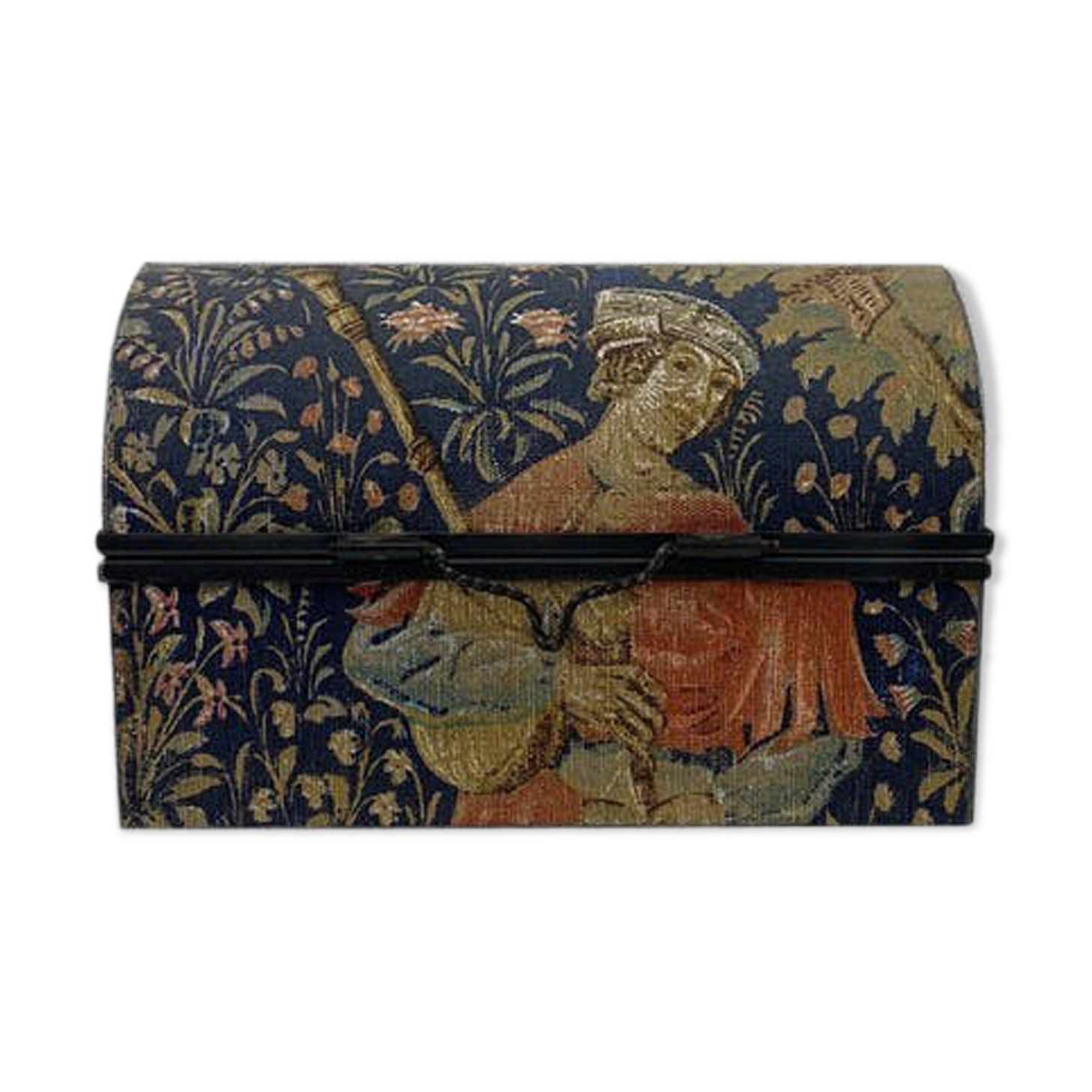 Solid wooden fabric box