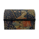 Solid wooden fabric box