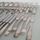 François Frionnet Art Deco silver-plated cutlery set