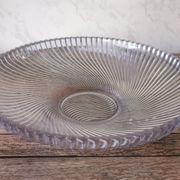 Striated glass cut