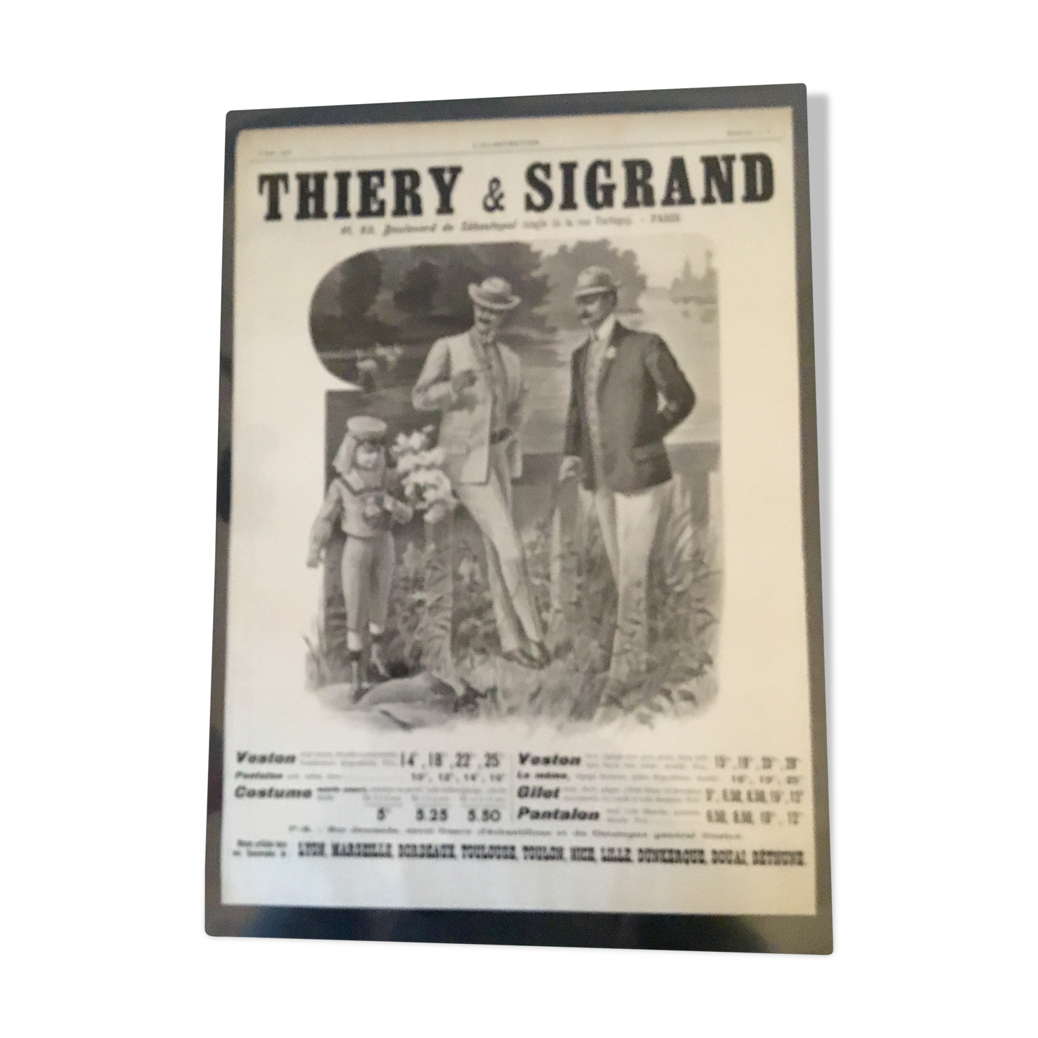 Vintage advertising to be framed