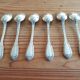 Set of 6 small old boulenger spoons