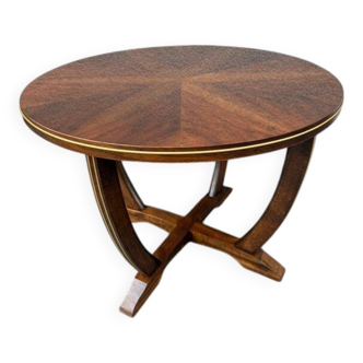 Adolf Wrenger Art Deco Table – Round Wooden Coffee Table