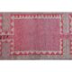 Tribal Turkish Vintage Runner, Pink Purple Handmade Oushak Runner 95x304