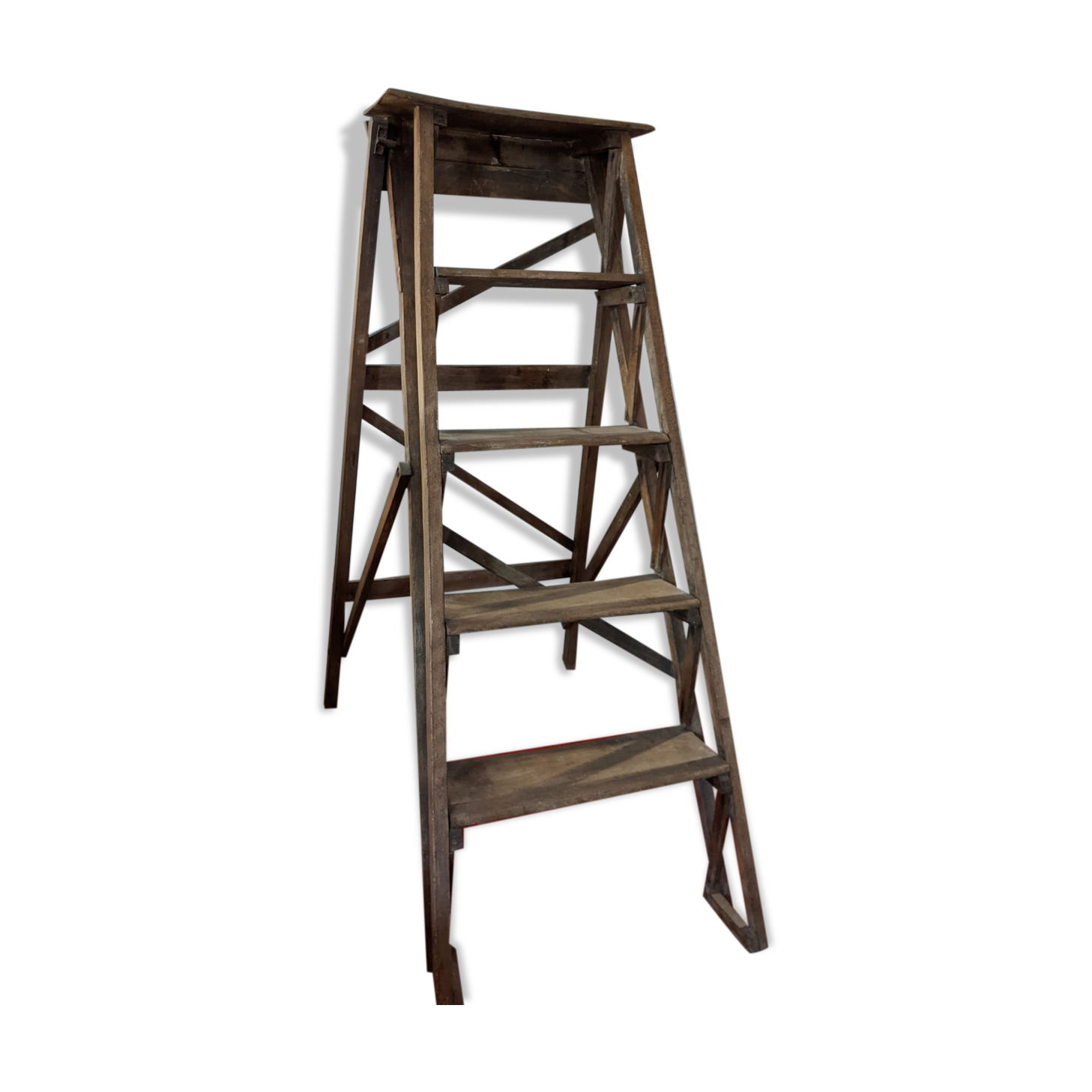Old painter stepladder