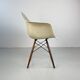 Eames Herman Miller DAW fibreglass chair in  parchment / white