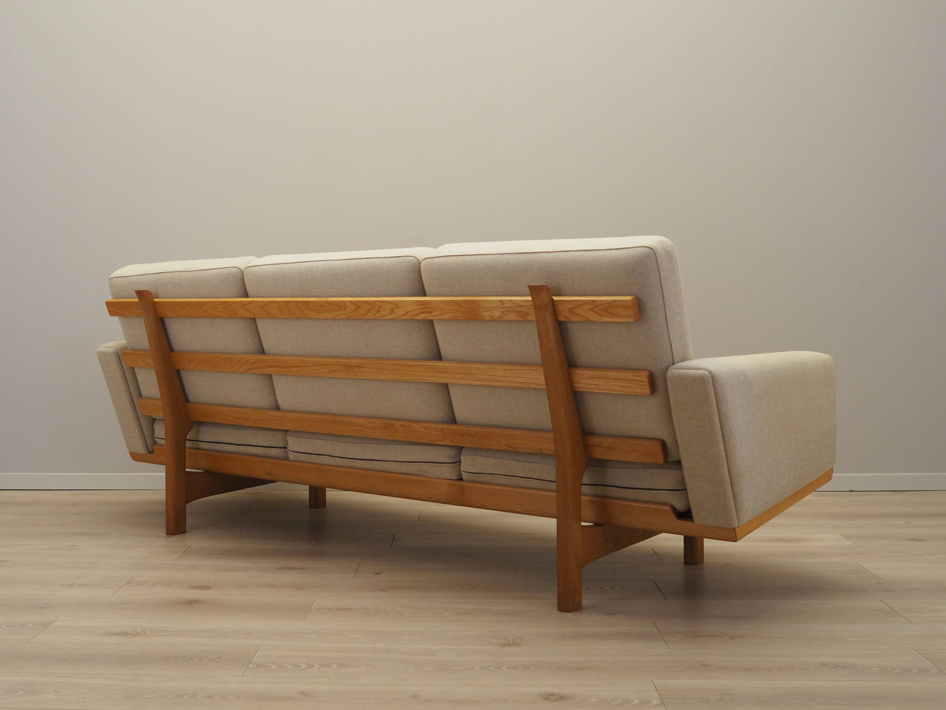 Oak sofa, Danish design, 1960s, designer: Hans J. Wegner