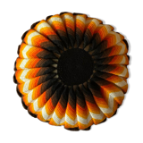 Vintage knitted cushion