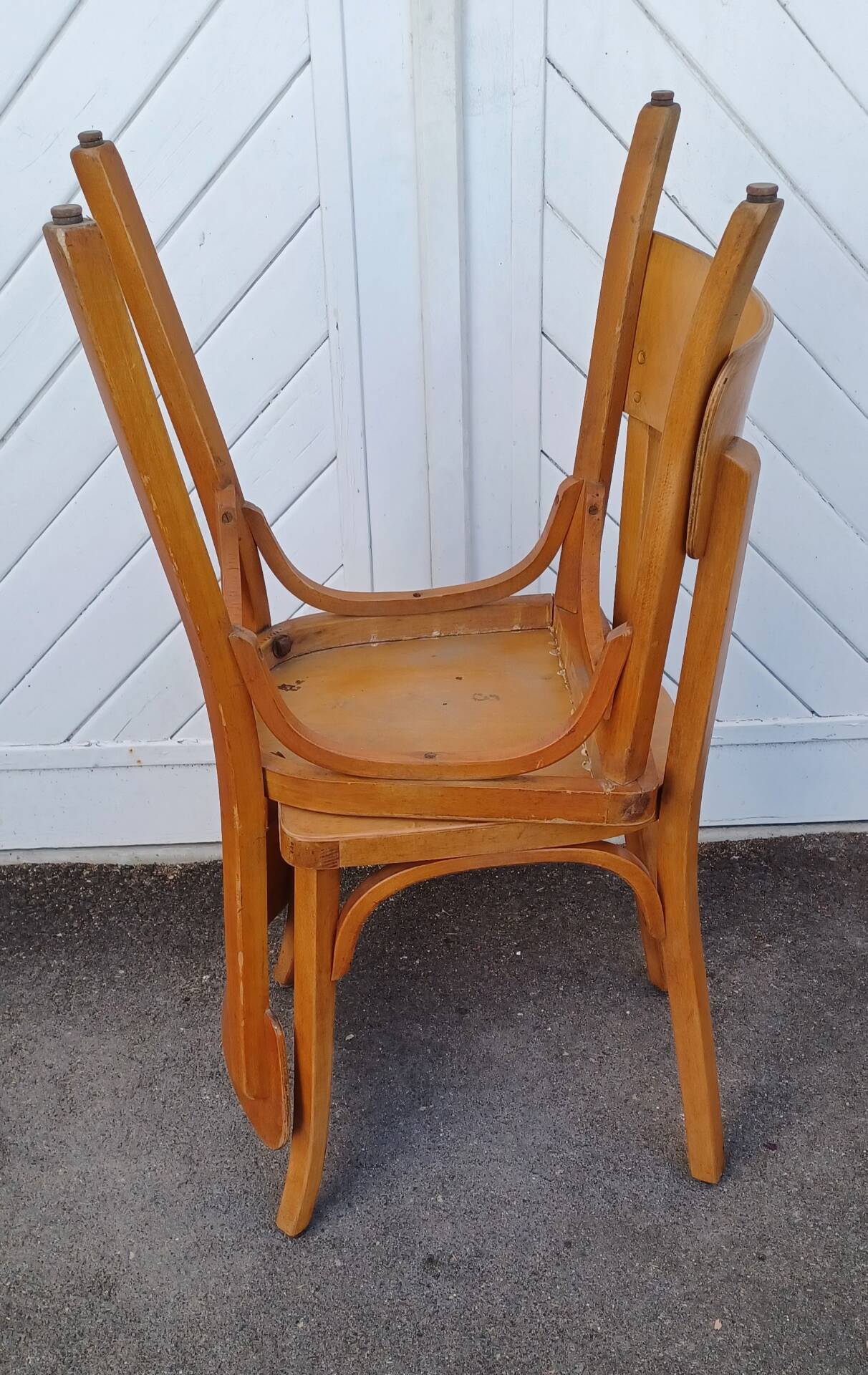 Paire de chaises bistrot Baumann