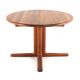 Table à manger extensible ronde 2x 'Gistrup' danoise
