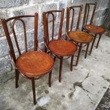 Series of four bistro chairs