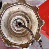 Bedside lamp in art deco glass