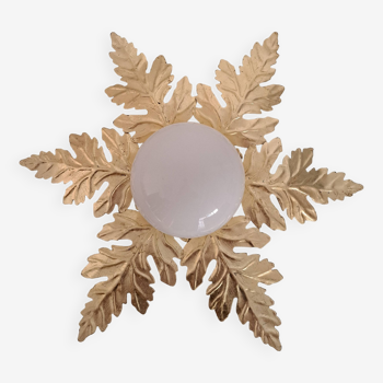 Gold metal ceiling light