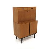 Scandinavian teak secretary desk, Bräntorps, Sweden, 1960
