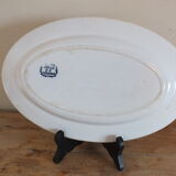 Plat ovale Pexonne service Chasse