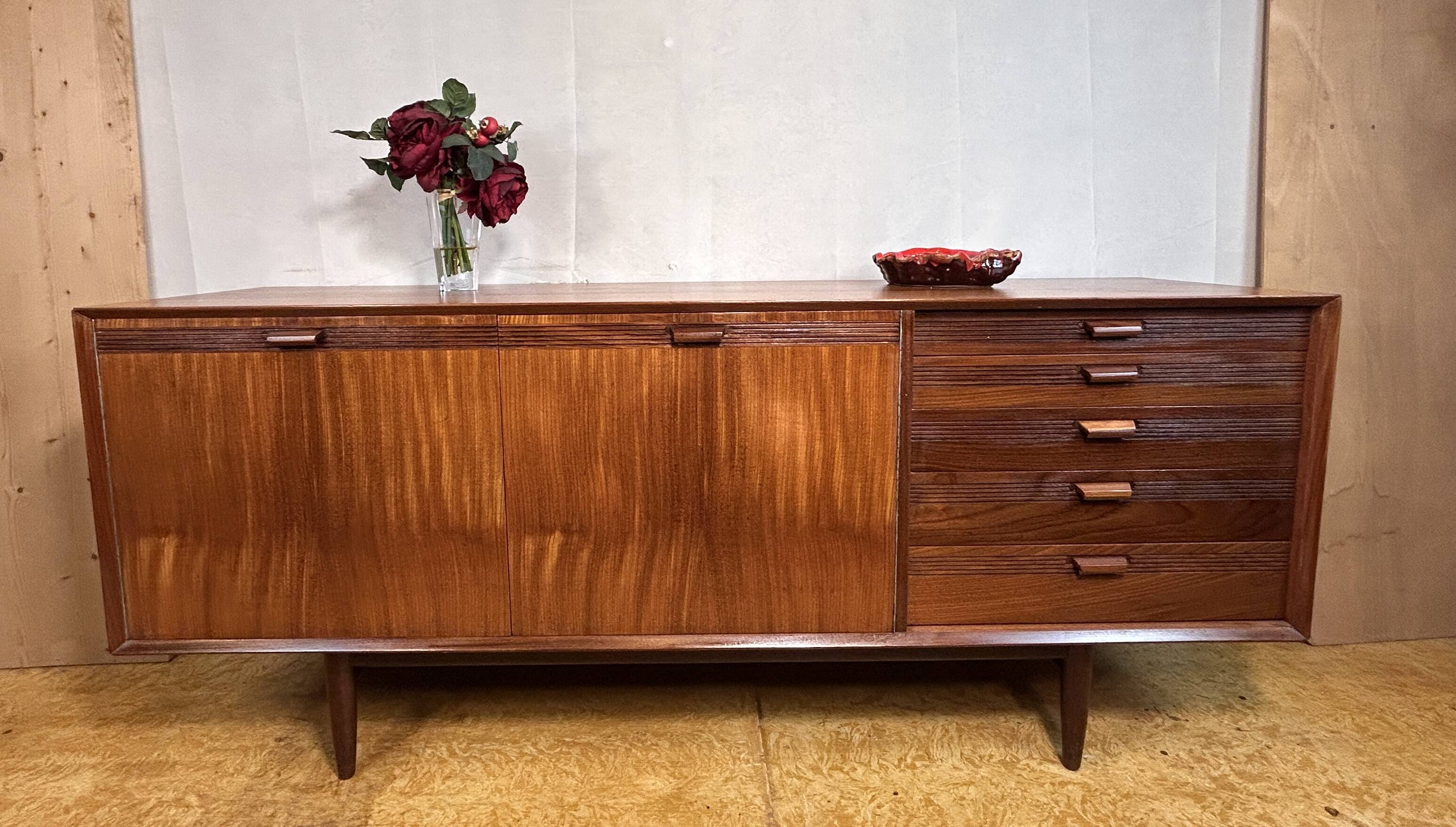 Mid-Century Retro Vintage Teak Sideboard by White & Newton 1960 Designer