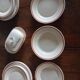 Very rare complete table service of 40 pieces – "Bistrot" model by Jacques Lobjoy for Auteuil porcelain, circa 1970.