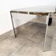 Table basse en marbre Breccia et chrome , circa  1970/80'