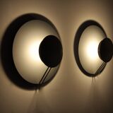 "Vega" wall lights by L. Cesaro for Tre Ci Luce, 1980s, set of 2