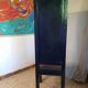 Japanese chair with a high backrest
