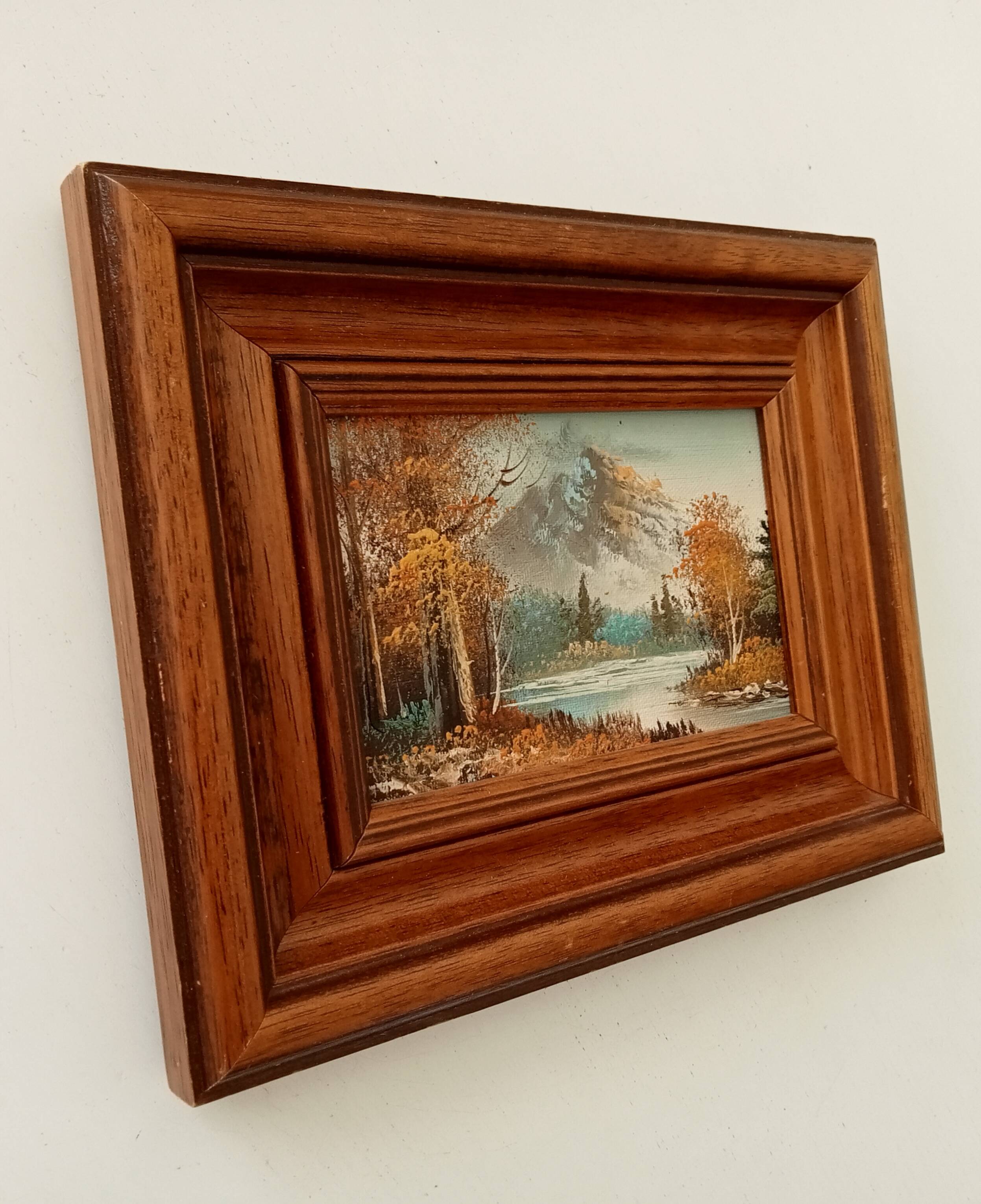 Petit tableau ancien huile sur toile