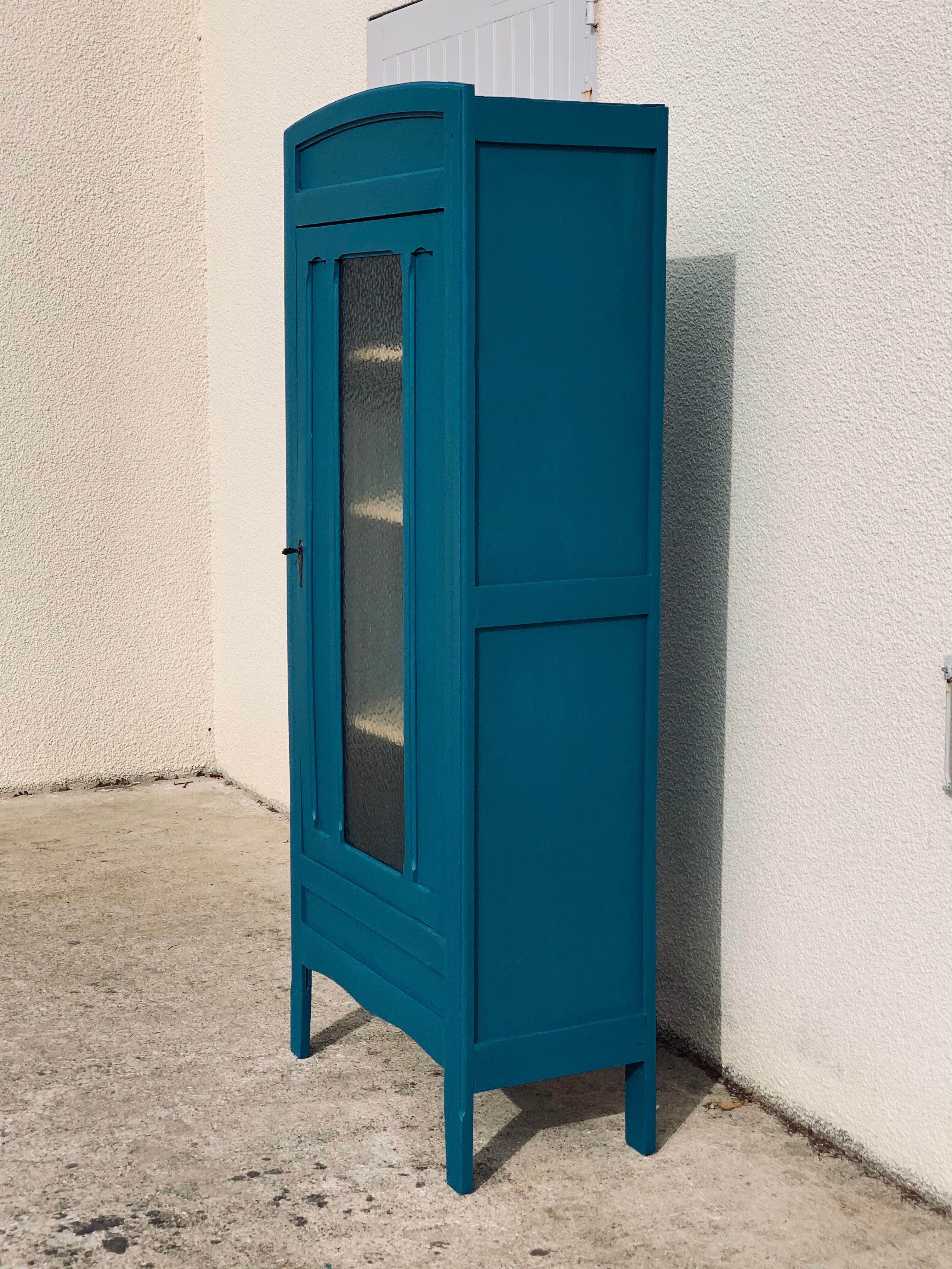 Glass-glazed Parisian wardrobe 1930