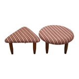 Set of two footstools, Danish design, 1990s, production: Denmark