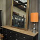 Former mirror late 19th in gilded wood - 180x120cm