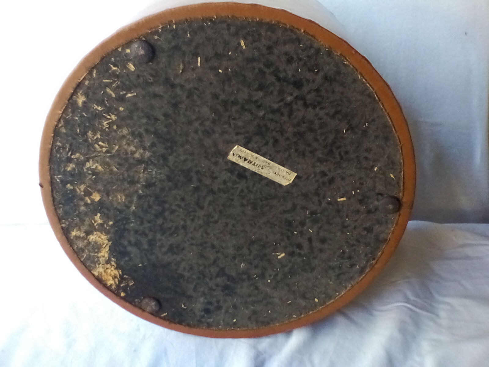 Pouf in skai with storage 60s