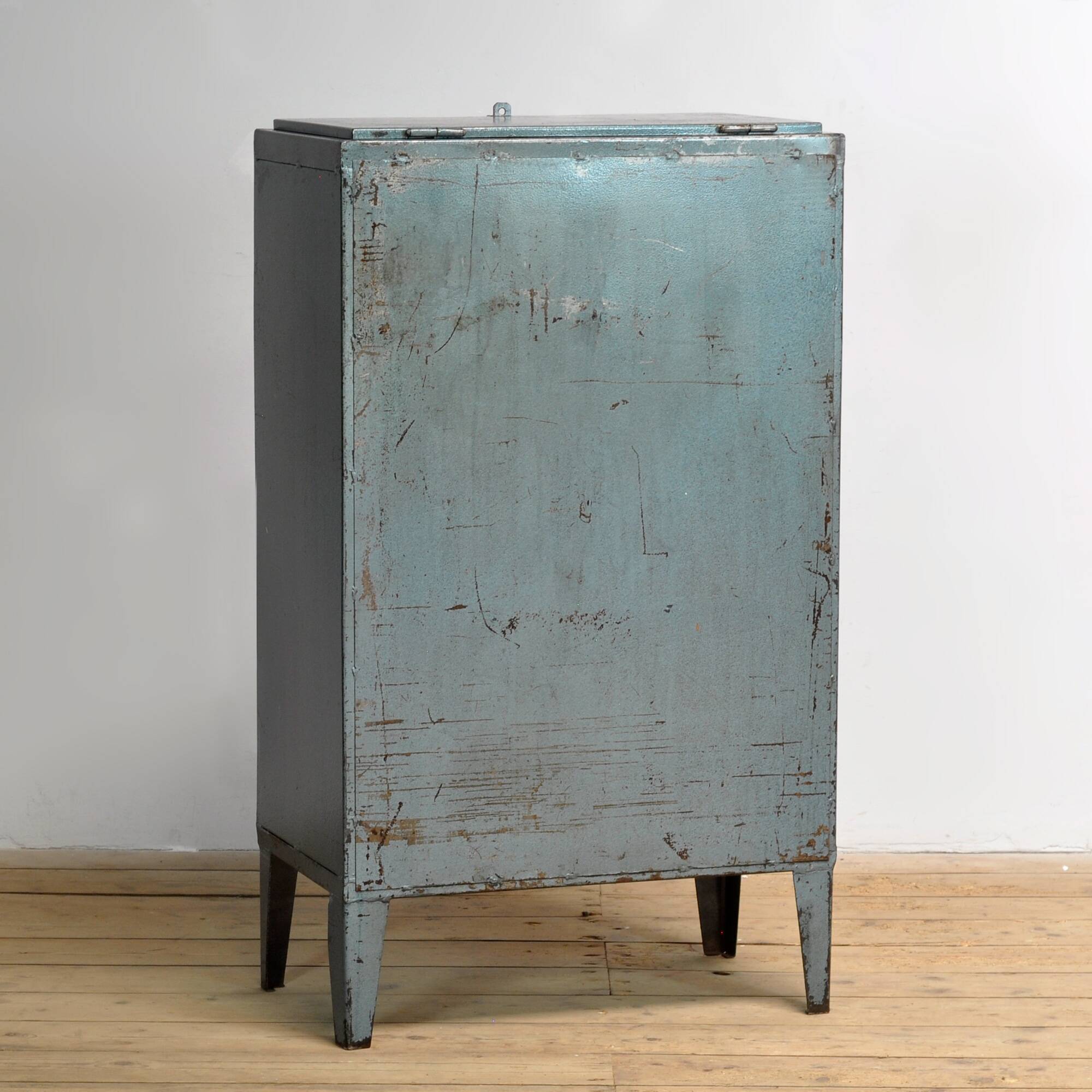 Iron industrial cabinet, 1970s