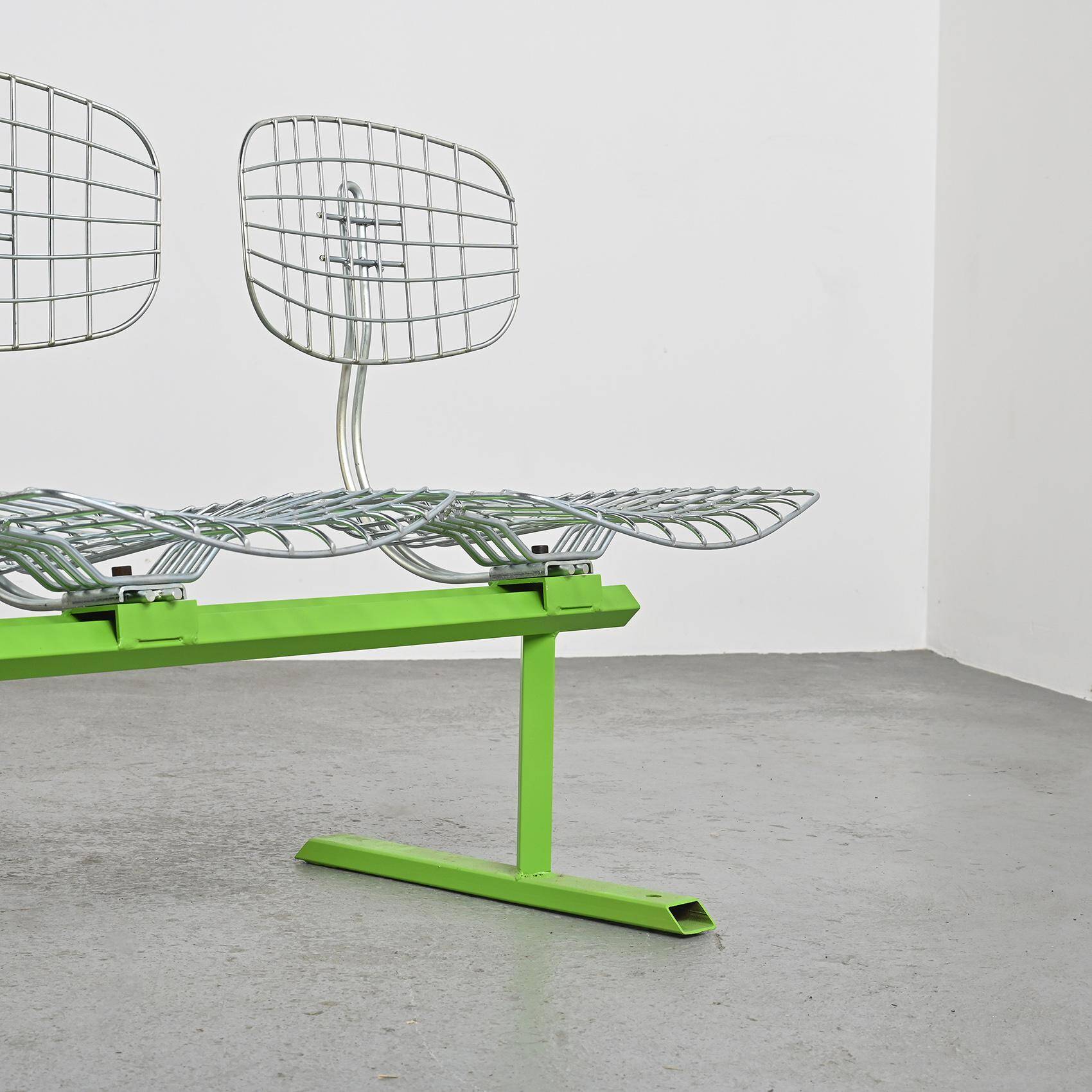 Michel Cadestin : Banc Beaubourg à 4 assises 1974