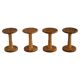 Set of 4 Danish stools / side tables in pine by Rainer Daumiller, mid-20th century, 1970.