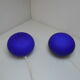 Paire de lampes boules bleues
