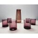 Water carafe and glasses, Italy 1960s