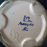 Ceramic vase with stopper + Montoise Bergen, Belgium, Art Deco 1920 1