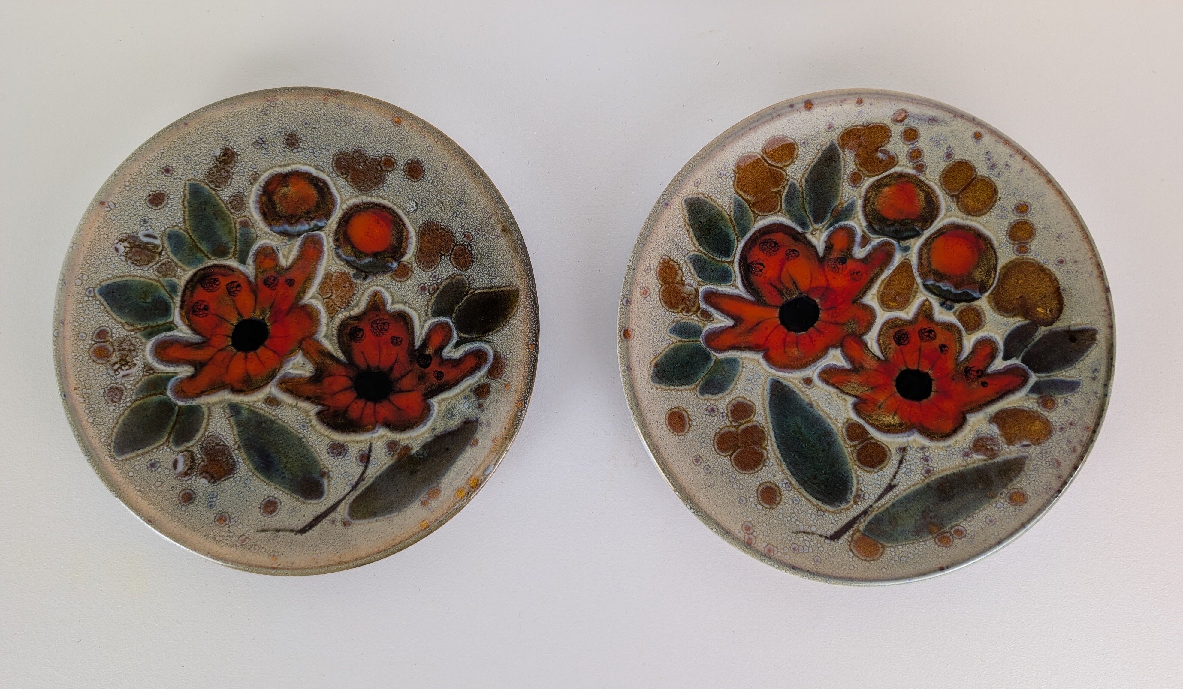Monique Brenner Vallauris plates 60s