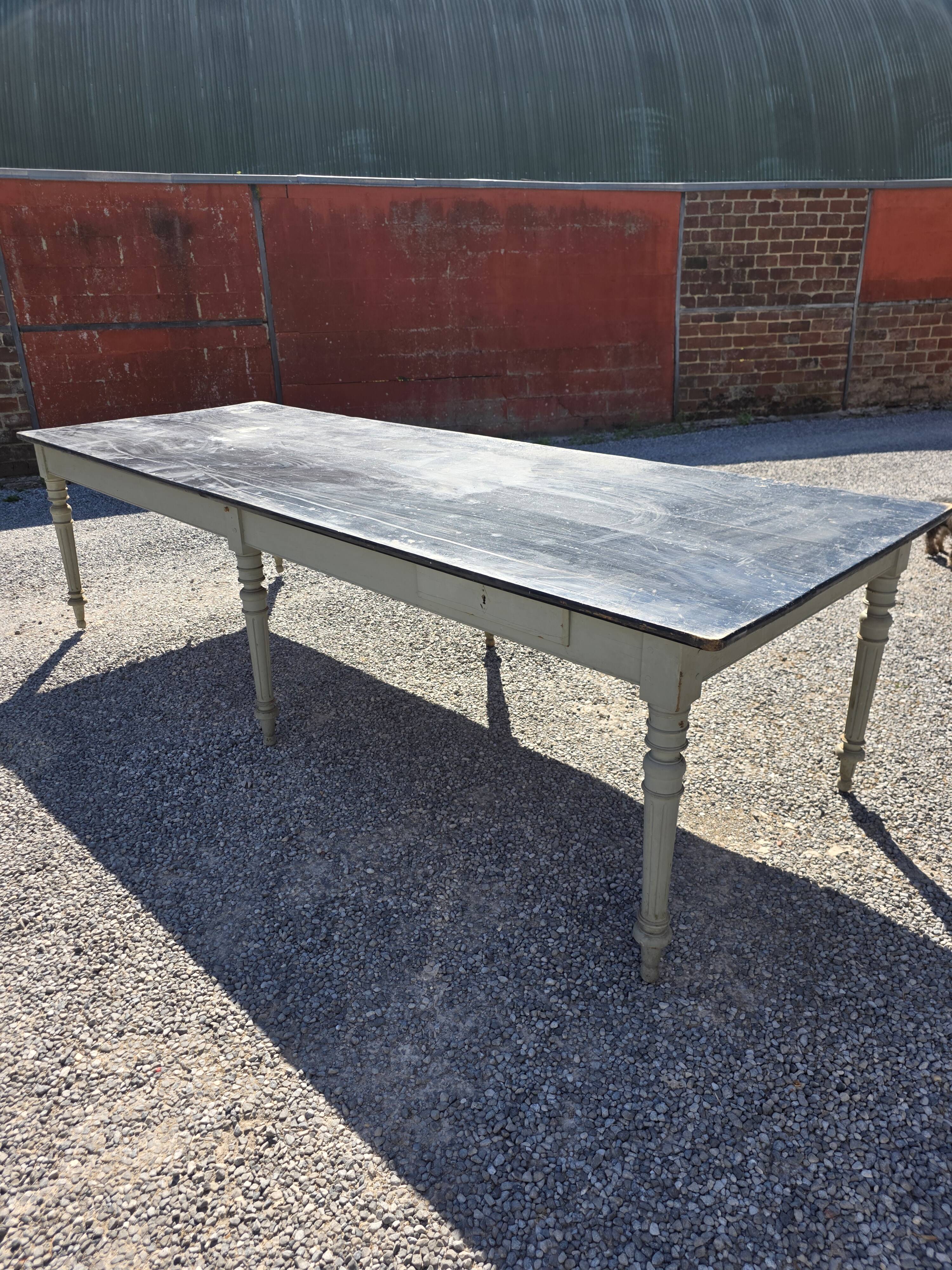 Old farmhouse table, 300 × 108cm